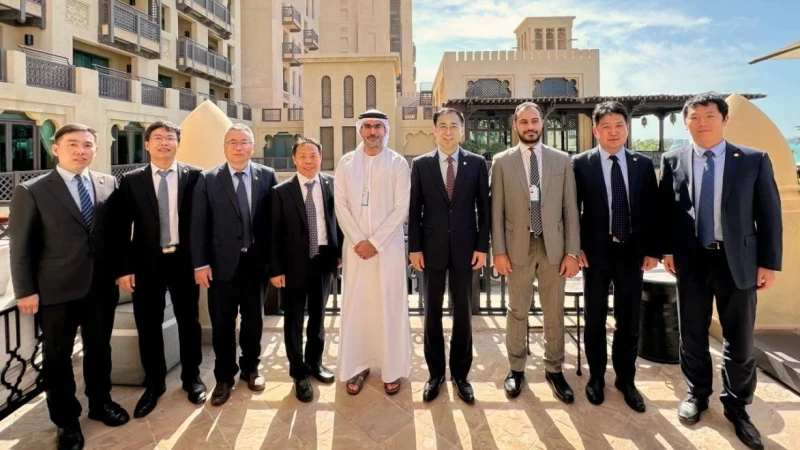 Lyu Zexiang Meets with Sharif Al Olama, Undersecretary of the UAE Ministry of Energy and Infrastructure