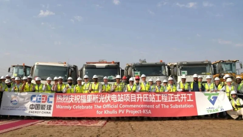 Comienza la construcción del proyecto fotovoltaico Furais de 2 GW en Arabia Saudita.